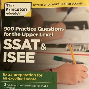 The Princeton review 900 Practices Questions for the Upper level SSAT&ISEEX